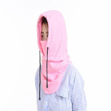 将图片加载到图库查看器，Sally Face Mask Full Face Mask Fleece Cap Balaclava Neck Warmer Hood Winter Sports Ski Men Women Tactical Mask Men Mask Sun Balaclava Shawl Women Winter Hat Soft Knitted Hooded Neck Collar Cap Beanie Hat Warm Scarf Unisex Bonnet Hooded Scarf Hat
