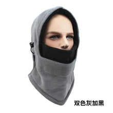 将图片加载到图库查看器，Sally Face Mask Full Face Mask Fleece Cap Balaclava Neck Warmer Hood Winter Sports Ski Men Women Tactical Mask Men Mask Sun Balaclava Shawl Women Winter Hat Soft Knitted Hooded Neck Collar Cap Beanie Hat Warm Scarf Unisex Bonnet Hooded Scarf Hat

