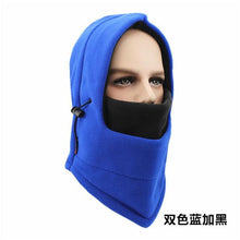 将图片加载到图库查看器，Sally Face Mask Full Face Mask Fleece Cap Balaclava Neck Warmer Hood Winter Sports Ski Men Women Tactical Mask Men Mask Sun Balaclava Shawl Women Winter Hat Soft Knitted Hooded Neck Collar Cap Beanie Hat Warm Scarf Unisex Bonnet Hooded Scarf Hat
