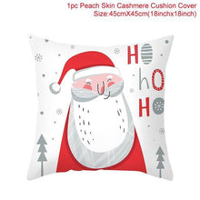 Load image into Gallery viewer, Santa Claus Cushion Cover Merry Christmas Christmas Deer Santa Claus Merry Christmas Decorative Sofa Throw Pillow Decorations For Home Christmas Ornament
