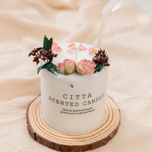 将图片加载到图库查看器，Scented Candle Gift Box With Tray Cover Soy Wax Candle New Year Gift Creative Glass Romantic Scented Candle  Balancing Healing Candle Natural Soy Wax White Natural Scented Purifying Candle for Aromatherapy
