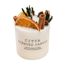 将图片加载到图库查看器，Scented Candle Gift Box With Tray Cover Soy Wax Candle New Year Gift Creative Glass Romantic Scented Candle  Balancing Healing Candle Natural Soy Wax White Natural Scented Purifying Candle for Aromatherapy
