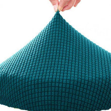 将图片加载到图库查看器，Seat Chair Slipcover Thickened Round Chair Cover Bar Stool Cover Elastic Stretchable Polyester Round Washable Stool Cushion Home Jacquard Bar Stool Covers Stretch Round Chair Seat Cover Chair Seat Slipcovers
