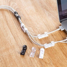 将图片加载到图库查看器，Self-Adhesive Wire Organizer Line Cable Plastic Clips

