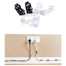 将图片加载到图库查看器，Self-Adhesive Wire Organizer Line Cable Plastic Clips
