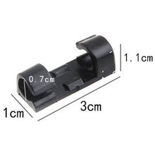 将图片加载到图库查看器，Self-Adhesive Wire Organizer Line Cable Plastic Clips
