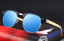 Load image into Gallery viewer, Semi Rimless Frame Driving Sunglasses Men Black Business Design Sun Glasses Stylish Cool Polarized Sunglasses For Men  Retro Frame New Driving Sunglasses Outdoor Round Shaped Elegant Shades  Comfortable Eyewear
