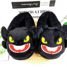 Load image into Gallery viewer, Shark Funny Shoes Girls  Indoor Slippers Home Shoes Fashion Plush Warm Slippers Women Winter Cute Shark Cozy Women Slippers With Funny Face Memory Foam Non-Slip Rubber Sole Soft Slip On Home Shoes
