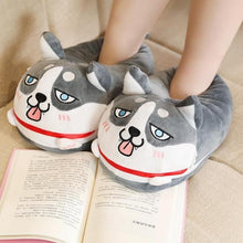 Load image into Gallery viewer, Shark Funny Shoes Girls  Indoor Slippers Home Shoes Fashion Plush Warm Slippers Women Winter Cute Shark Cozy Women Slippers With Funny Face Memory Foam Non-Slip Rubber Sole Soft Slip On Home Shoes
