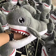 Load image into Gallery viewer, Shark Funny Shoes Girls  Indoor Slippers Home Shoes Fashion Plush Warm Slippers Women Winter Cute Shark Cozy Women Slippers With Funny Face Memory Foam Non-Slip Rubber Sole Soft Slip On Home Shoes
