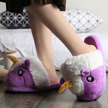Load image into Gallery viewer, Shark Funny Shoes Girls  Indoor Slippers Home Shoes Fashion Plush Warm Slippers Women Winter Cute Shark Cozy Women Slippers With Funny Face Memory Foam Non-Slip Rubber Sole Soft Slip On Home Shoes
