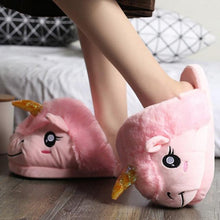 Load image into Gallery viewer, Shark Funny Shoes Girls  Indoor Slippers Home Shoes Fashion Plush Warm Slippers Women Winter Cute Shark Cozy Women Slippers With Funny Face Memory Foam Non-Slip Rubber Sole Soft Slip On Home Shoes
