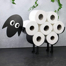 Load image into Gallery viewer, Sheep Decorative Toilet Paper Holder Bathroom Hardware Tissue Storage Toilet Roll Holder Bathroom Accessories Iron Paper Storage Sheep Toilet Paper Roll Holder  Metal Wall Mounted  Free Standing Bathroom Tissue Storage
