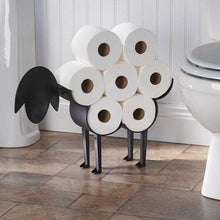 Load image into Gallery viewer, Sheep Decorative Toilet Paper Holder Bathroom Hardware Tissue Storage Toilet Roll Holder Bathroom Accessories Iron Paper Storage Sheep Toilet Paper Roll Holder  Metal Wall Mounted  Free Standing Bathroom Tissue Storage
