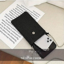 Load image into Gallery viewer, Shimmering Bling Rhinestone Crossbody Purse
