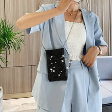 Load image into Gallery viewer, Shimmering Bling Rhinestone Crossbody Purse
