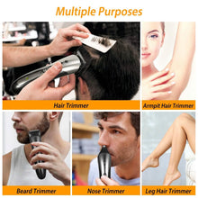 将图片加载到图库查看器，SHINON Men Electric Hair Clipper 3-in-1
