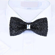 Load image into Gallery viewer, Shiny Butterfly Men Bowtie Sparkling Wedding Bridegroom Bow Ties  Adjustable Length Party Bowties
