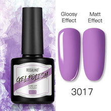 Load image into Gallery viewer, Shiny Womens Gel Nail Polish Permanent Painting Glossy Matte Effect For Manicure Nail Art Design For Womens and Girls
