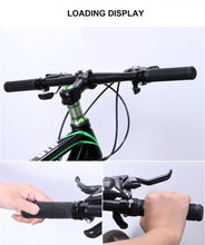 将图片加载到图库查看器，Shock Absorption Mountain Road Cycling Bike Bicycle Handlebar Cover Grips Smooth Soft Rubber Anti-slip Handle Grip Lock Bar End Premium Bike Handlebar Grips Single Lock-on Bike Grips Professional Mountain Bicycle Handlebar Locking Grips
