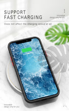 Load image into Gallery viewer, Shockproof Armor Case For iPhone 14 13 12 11Pro Max XR XS X Black Men Luxury Silicone Bumper Clear Hard Cover Silicone Armor Bumper Clear Hard Cover
