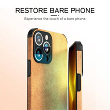 Load image into Gallery viewer, Shockproof Leather Texture Case For iPhone  8 7 Plus Soft Silicone Bumper Camera Protection Phone Cover Luxury Elegant PU Leather Flexible Bumper Non-Slip Grip Shockproof Full Body Protective Cover
