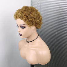 Load image into Gallery viewer, Short Curly Hair Wigs Pixie Cut Brazilian Human Hair For Black Women Natural Black 150% Density Glueless Afro Kinky Curly Human Hair Wig For Black Women Gifts for Girlfriends
