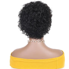 将图片加载到图库查看器，Short Pixie Cut Wig Bob Curly Human Hair Wig Brazilian Hair Wigs for Women Pre Plucked with Baby Hair Non Lace Human Hair Wigs For Black Women Gifts for Girlfriends
