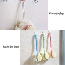 Load image into Gallery viewer, Shower Body Brush with Bristles and Loofah
