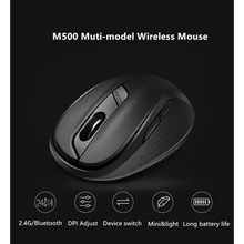 将图片加载到图库查看器，Silent Laptop Wireless Mouse Adjustable DPI Stylish Easy Switch Bluetooth 2.4GHz Mouse For Computer
