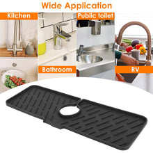 Load image into Gallery viewer, Silicon Faucet Kitchen Sink Mat
