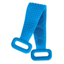 将图片加载到图库查看器，Silicone Back Scrubber Belt for Shower Exfoliating Foaming Body
