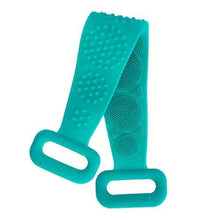 将图片加载到图库查看器，Silicone Back Scrubber Belt for Shower Exfoliating Foaming Body
