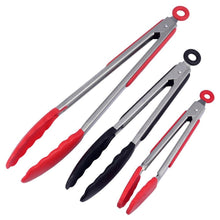 Load image into Gallery viewer, Silicone BBQ Grilling Tong Kitchen Cooking Salad BBQ  Serving Tong Non-Stick Barbecue Clip Clamp Stainless Steel Tools Gadgets Silicone BBQ Grilling Tong Kitchen Cooking Salad BBQ Serving Tong Non-Stick Barbecue Clip Clamp Stainless Steel Tools
