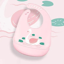 将图片加载到图库查看器，Silicone Bibs For Kids Newborn Baby Feeding Tableware Waterproof  Baby Bibs For Toddler Bib For Kids
