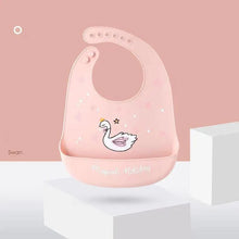 将图片加载到图库查看器，Silicone Bibs For Kids Newborn Baby Feeding Tableware Waterproof  Baby Bibs For Toddler Bib For Kids
