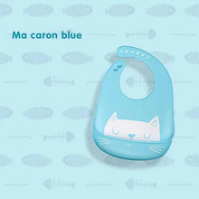 将图片加载到图库查看器，Silicone Bibs For Kids Newborn Baby Feeding Tableware Waterproof  Baby Bibs For Toddler Bib For Kids
