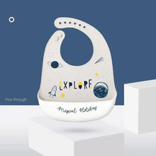 将图片加载到图库查看器，Silicone Bibs For Kids Newborn Baby Feeding Tableware Waterproof  Baby Bibs For Toddler Bib For Kids
