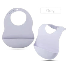 将图片加载到图库查看器，Silicone Bibs For Kids Newborn Baby Feeding Tableware Waterproof  Baby Bibs For Toddler Bib For Kids
