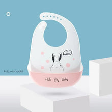 将图片加载到图库查看器，Silicone Bibs For Kids Newborn Baby Feeding Tableware Waterproof  Baby Bibs For Toddler Bib For Kids
