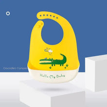 将图片加载到图库查看器，Silicone Bibs For Kids Newborn Baby Feeding Tableware Waterproof  Baby Bibs For Toddler Bib For Kids
