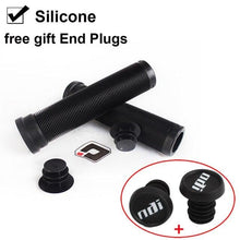 将图片加载到图库查看器，Silicone Bicycle Grips Road Bike Handlebar Grip With Rubber Handle Bar End Plug Bicycle Silicone Foam Grips Memory Foam Technology And Ergonomic Design Anti-Slip Shockproof And Weather Resistant Bicycle Handles
