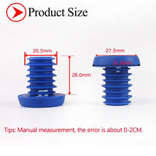 将图片加载到图库查看器，Silicone Bicycle Grips Road Bike Handlebar Grip With Rubber Handle Bar End Plug Bicycle Silicone Foam Grips Memory Foam Technology And Ergonomic Design Anti-Slip Shockproof And Weather Resistant Bicycle Handles

