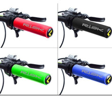 将图片加载到图库查看器，Silicone Bike Bicycle Grips Sponge Handlebar Soft Ultralight Grips Brake Grips Silicone Glove Handle Soft Sponge Non-Slip Bicycle Handle With End Holding Shock Resistance Absorbent Comfortable Design
