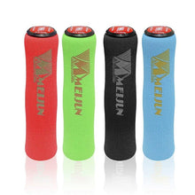 将图片加载到图库查看器，Silicone Bike Bicycle Grips Sponge Handlebar Soft Ultralight Grips Brake Grips Silicone Glove Handle Soft Sponge Non-Slip Bicycle Handle With End Holding Shock Resistance Absorbent Comfortable Design
