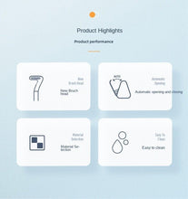 Load image into Gallery viewer, Silicone Bristles Toilet Brush And Holder For Bathroom Storage And Organization Compact Wall Hang Cleaning Kit Accessories Silicone Toilet Brush With Holder Bathroom Toilet Bowl Brush Set Non-Slip Handle Wall Mounted Floor Standing
