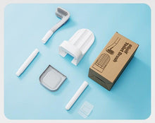 Load image into Gallery viewer, Silicone Bristles Toilet Brush And Holder For Bathroom Storage And Organization Compact Wall Hang Cleaning Kit Accessories Silicone Toilet Brush With Holder Bathroom Toilet Bowl Brush Set Non-Slip Handle Wall Mounted Floor Standing
