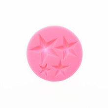Load image into Gallery viewer, Silicone Five-pointed Star Silicone Molds Fondant Cakes Chocolate Dessert Lace Decor Tools Pastry Baking Tools Star Silicone Fondant Mold Chocolate Mold For Candy Mold Cupcake Topper Cake Crafting Projects
