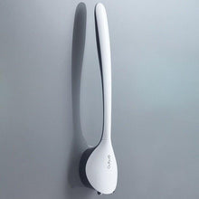 Load image into Gallery viewer, Silicone Head Toilet Brush Quick Draining Clean Tool Wall-Mount  Floor-Standing Cleaning Brush Bathroom Accessories Toilet Brush And Holder Toilet Bowl Brush With Stainless Steel Handle Durable Bristles
