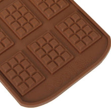 Load image into Gallery viewer, Silicone Mold 12 Cells Chocolate Mold Fondant Candy Bar Mould Cake Mode Decoration Kitchen Baking Accessories Silicone Break Apart Chocolate Molds Candy Mini Protein Energy Bar Silicone Mold
